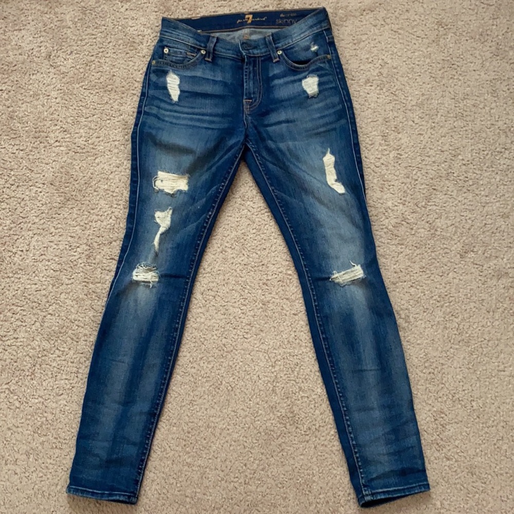 7 for all mankind skinny jeans
